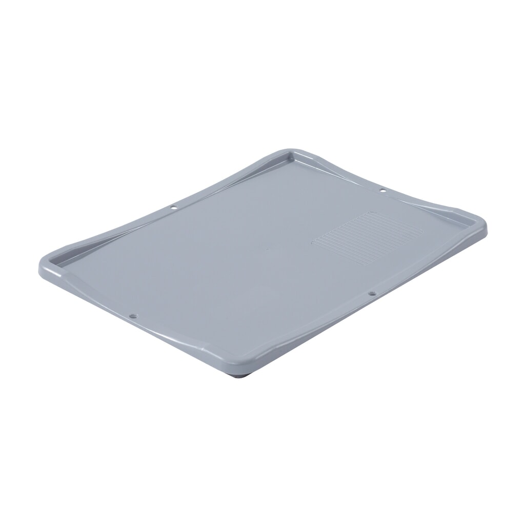 Deckel für Euro-Stapelbehälter BASIC, BxT 400 x 300 mm Produktabbildung: Deckel für Euro-Stapelbehälter BASIC, BxT 400 x 300 mm