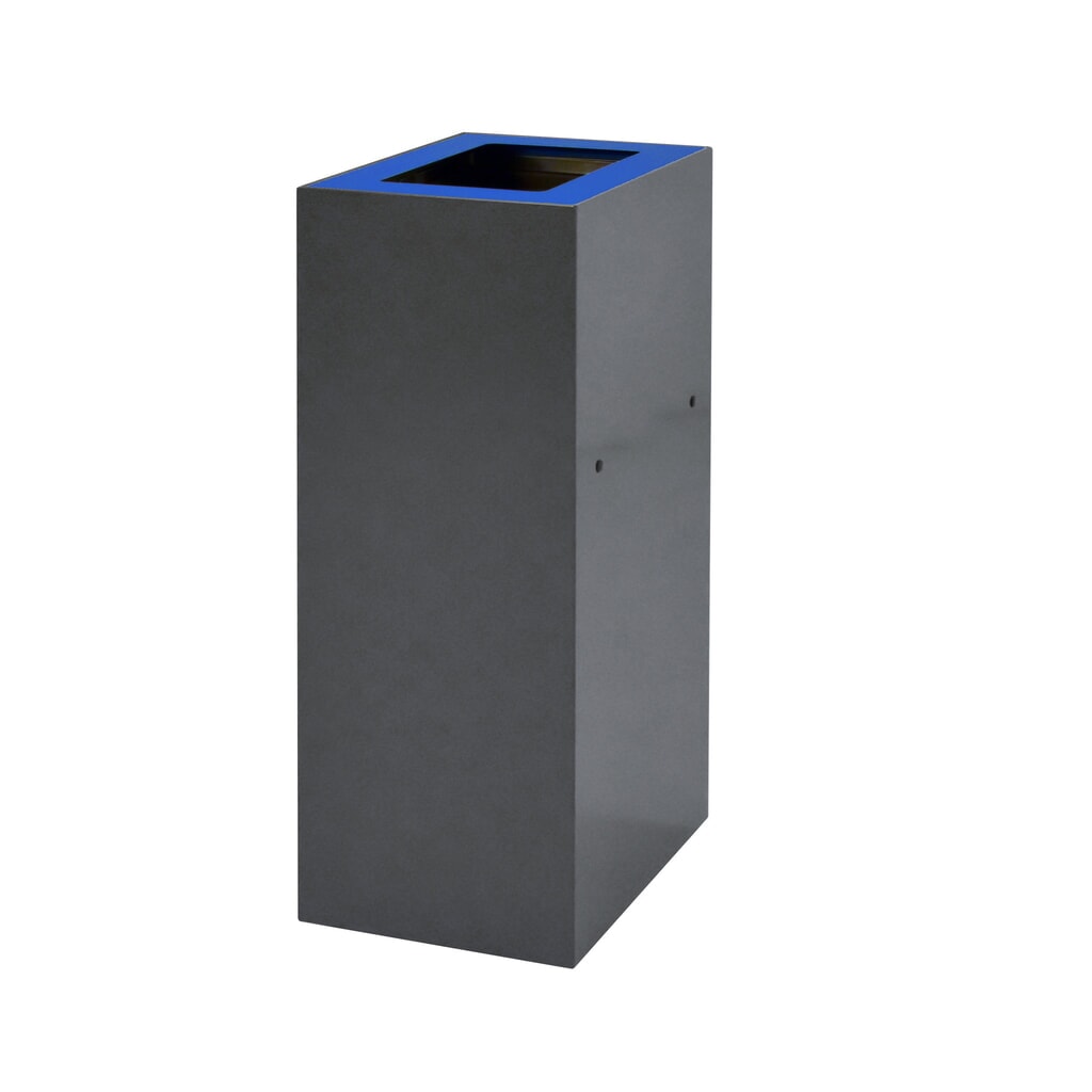 Deckel für modulare Abfalltrennanlage, 60 Liter, blau Produktabbildung Nr. 4: Deckel für modulare Abfalltrennanlage, 60 Liter, blau