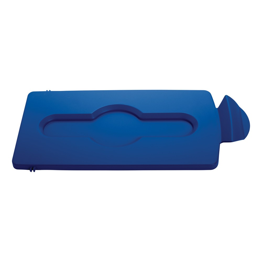 Produktabbildung: Deckel für Rubbermaid® Slim Jim Recycling-Station, geschlossen, blau