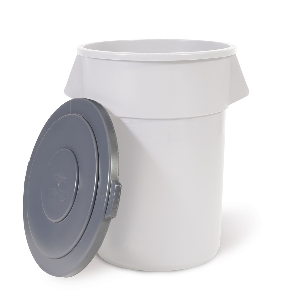 Produktabbildung: Deckel für Rubbermaid® Universalcontainer 76 Liter, rund, weiß