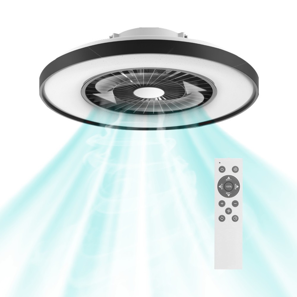 Produktabbildung: Deckenleuchte mit Ventilator - 64W 3800lm 2000-4000K IP20 Ø600mm