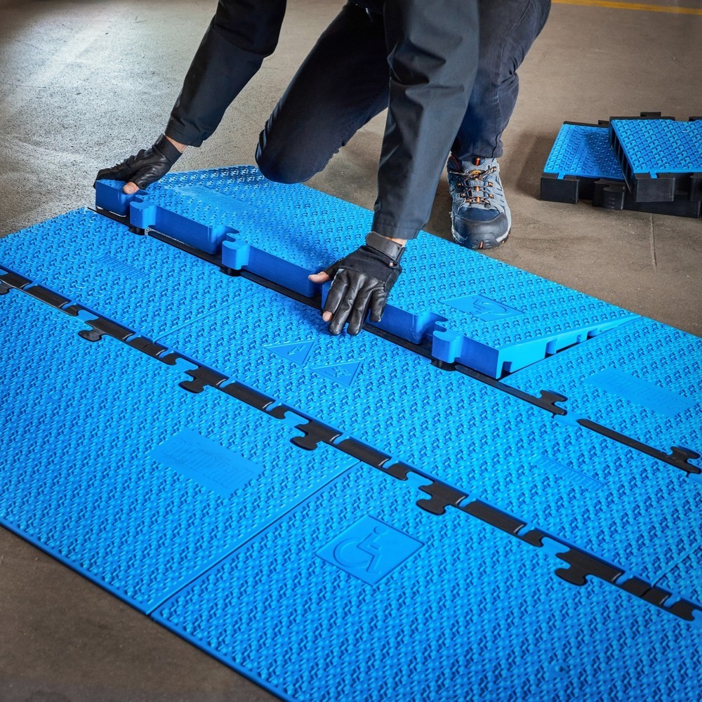 Produktabbildung Nr. 7: Defender® by Adam Hall Kabelbrücke MIDI 5 2D Mittelteil, 5 Kanäle, blau