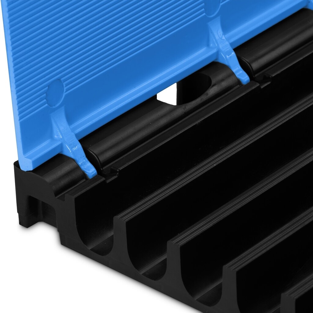 Defender® by Adam Hall Kabelbrücke MIDI 5 2D Mittelteil, 5 Kanäle, blau Produktabbildung Nr. 5: Defender® by Adam Hall Kabelbrücke MIDI 5 2D Mittelteil, 5 Kanäle, blau