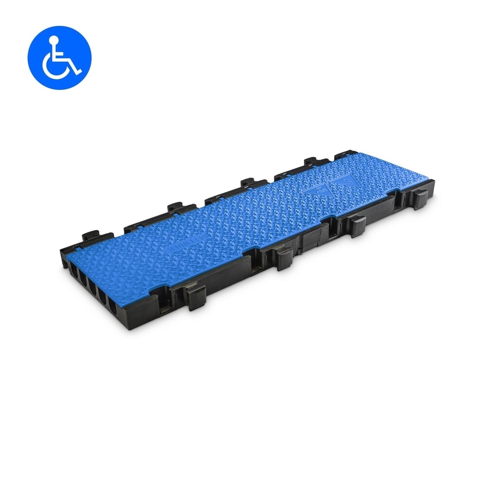 Defender® by Adam Hall Kabelbrücke MIDI 5 2D Mittelteil, 5 Kanäle, blau Produktabbildung: Defender® by Adam Hall Kabelbrücke MIDI 5 2D Mittelteil, 5 Kanäle, blau