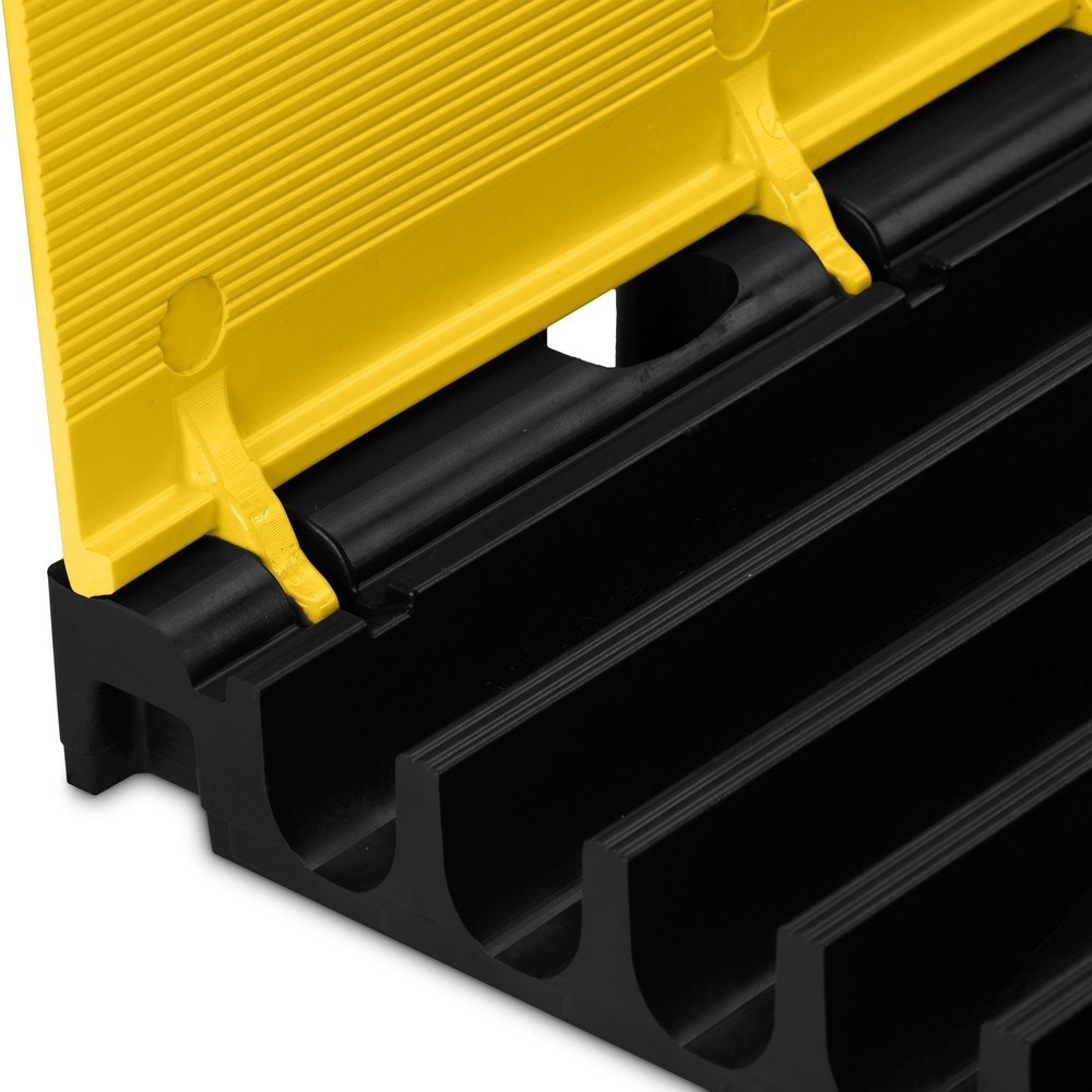 Produktabbildung Nr. 6: Defender® by Adam Hall Kabelbrücke MIDI 5 2D Mittelteil, 5 Kanäle, schwarz/gelb