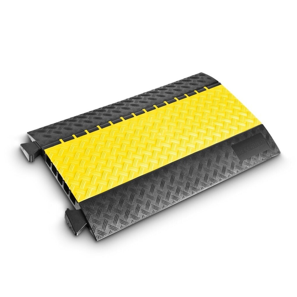 Produktabbildung: Defender® by Adam Hall Kabelbrücke MIDI 5, 5 Kanäle, schwarz/gelb