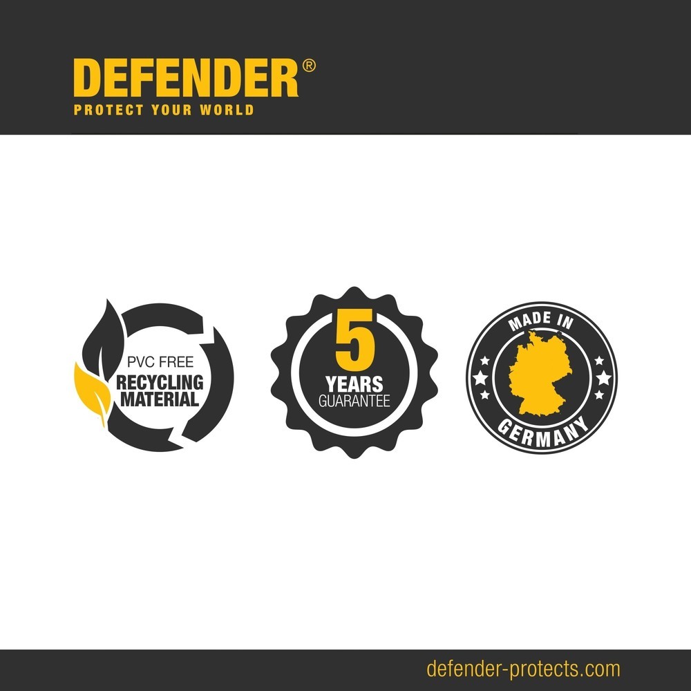 Produktabbildung Nr. 2: Defender® by Adam Hall Kabelbrücke OFFICE, 4 Kanäle, grau