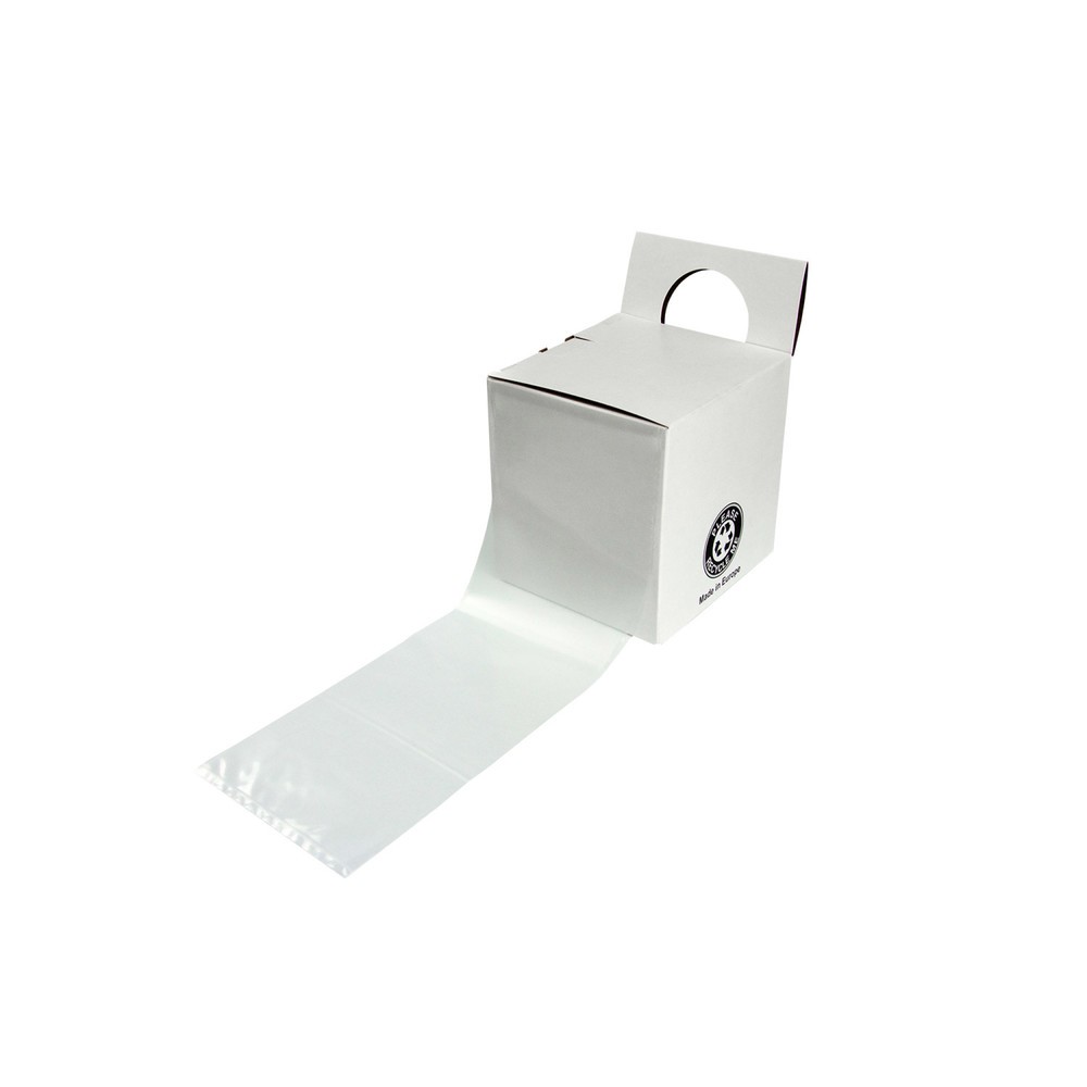 Produktabbildung Nr. 2: Dehnband, transparent, 1200x100mm, in Spenderbox (100 Bänder ), 1 VE = 100 Stk