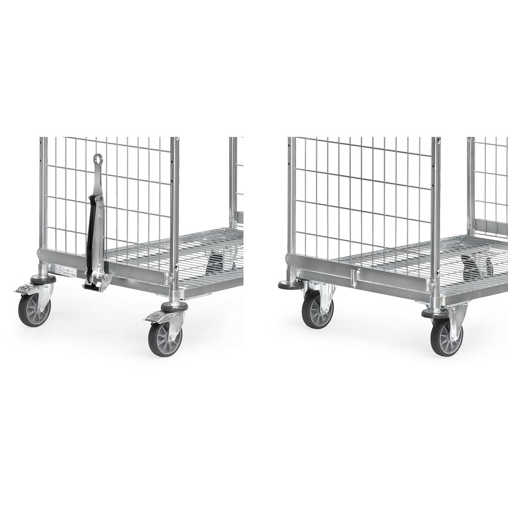Deichsel + Kupplung für fetra® Kommissionierwagen, Breite 510 mm Produktabbildung: Deichsel + Kupplung für fetra® Kommissionierwagen, Breite 510 mm