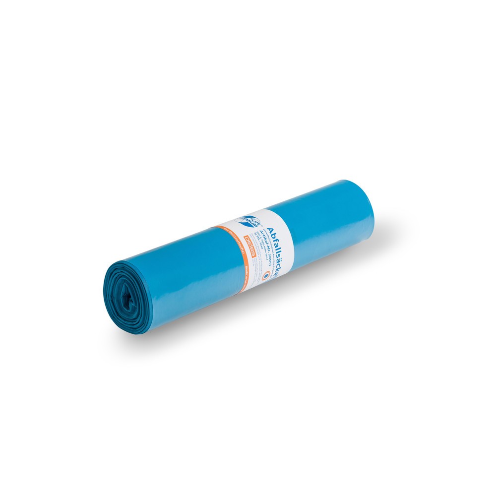 Produktabbildung: DEISS PREMIUM PLUS Abfallsack "Der Meistverkaufte", 120 l, 700 x 1.100 mm, LDPE, 25 Stk/Rolle, 10 Rollen/VE