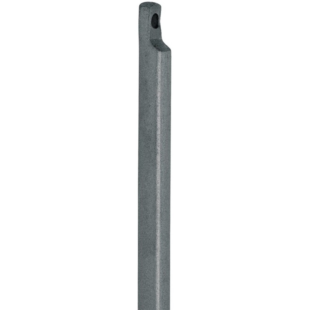 Produktabbildung: DENI Treibriegelstange, Ø 10 mm, mit Aussparung einseitig 1500 mm, Stahl hell verzinkt