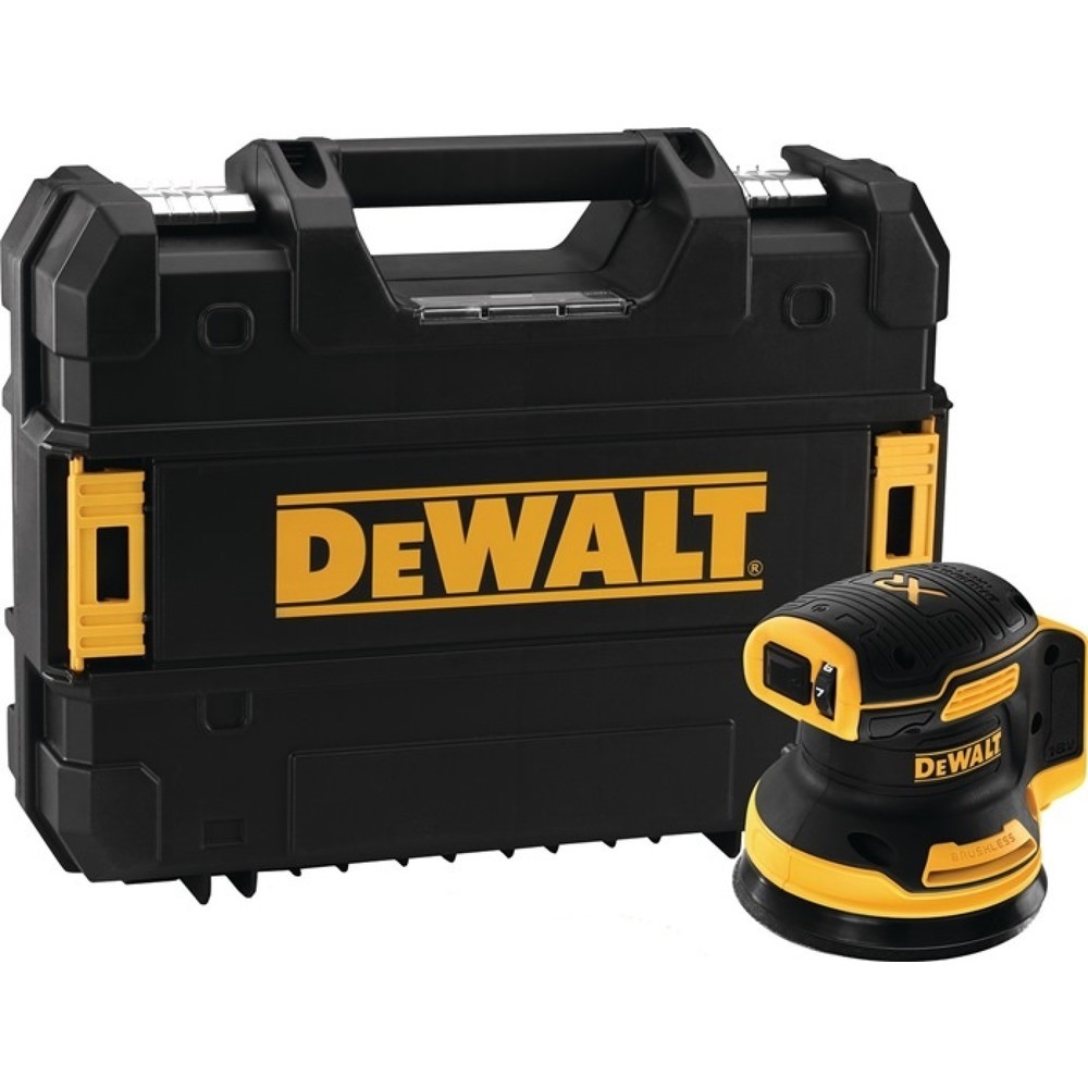 Produktabbildung: DEWALT Akku-Exzenterschleifer DCW 210 NT, 8000-12000 min-¹, 18 V 125 mm, 2,6 mm