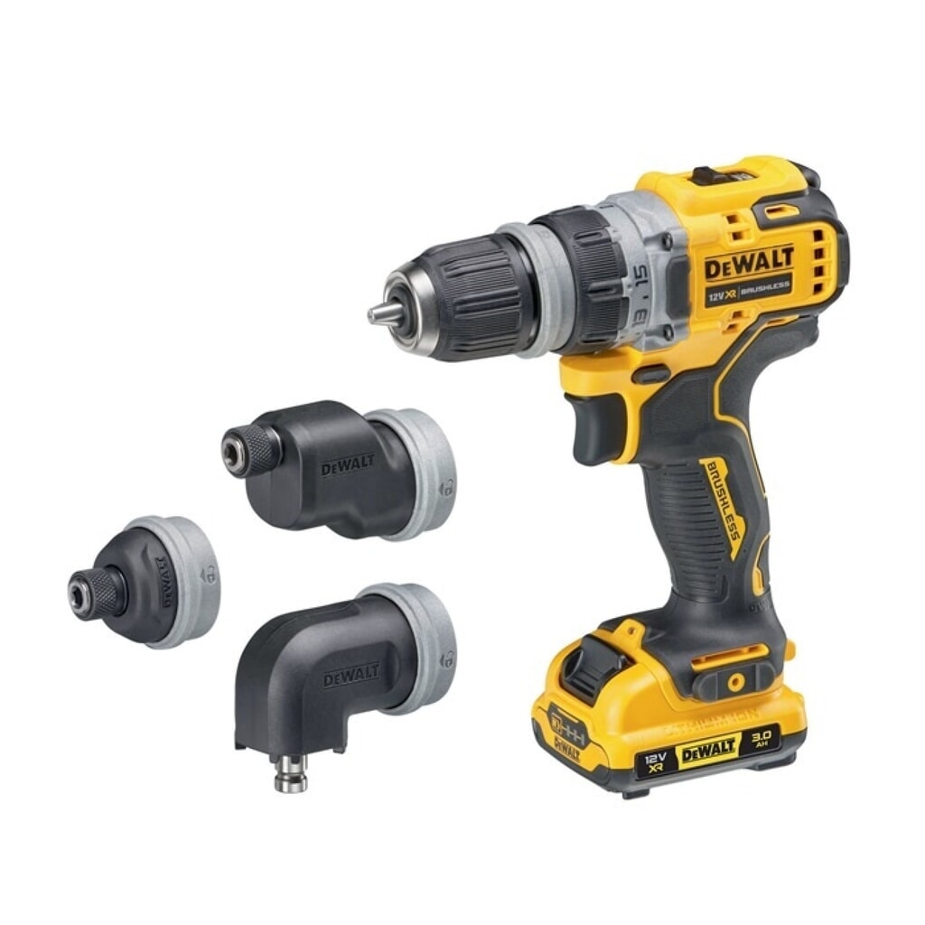 DEWALT Akkubohrschrauber DCD 703 L2T, 12 V 3 Ah, 1,5-10 mm Produktabbildung: DEWALT Akkubohrschrauber DCD 703 L2T, 12 V 3 Ah, 1,5-10 mm