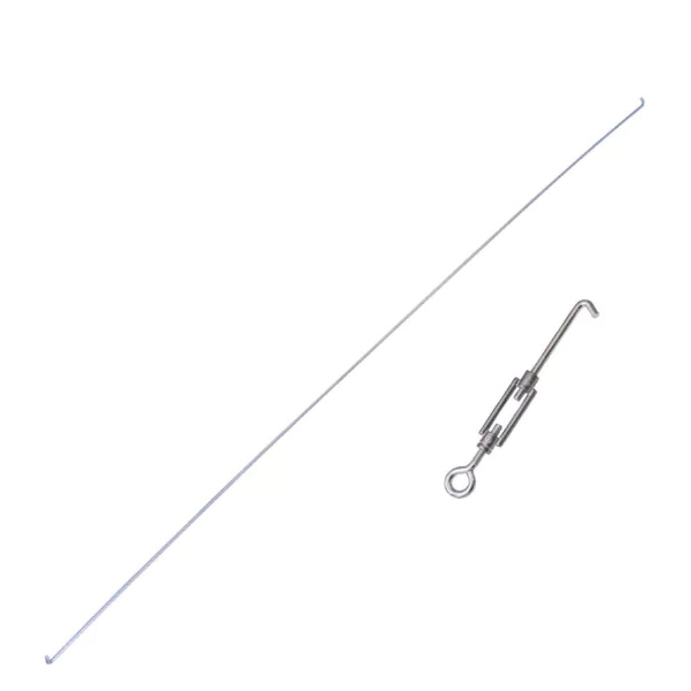 Produktabbildung: Diagonalstreben-Set 750/1000 für SCHULTE Fachbodenregal Anbaufeld, (1 Spannschloss, 1 Diagonalstrebe)