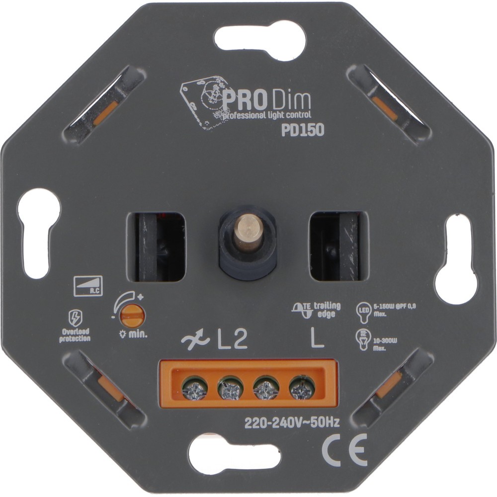 Produktabbildung Nr. 2: Dimmer - 5-150W LED 10-300W - Phasenabschnittsteuerung - 2-Draht-Systeme