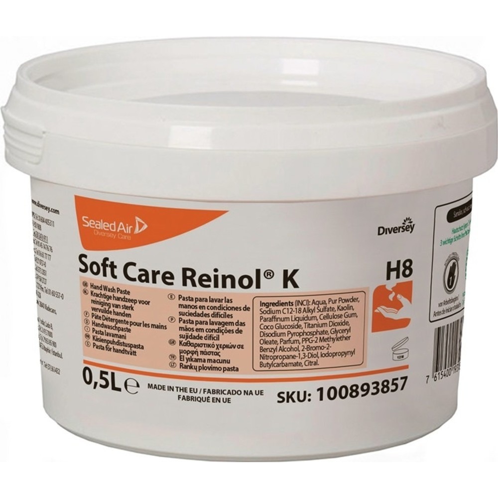 Produktabbildung: DIVERSEY Handwaschpaste Soft Care REINOL K 0,5l