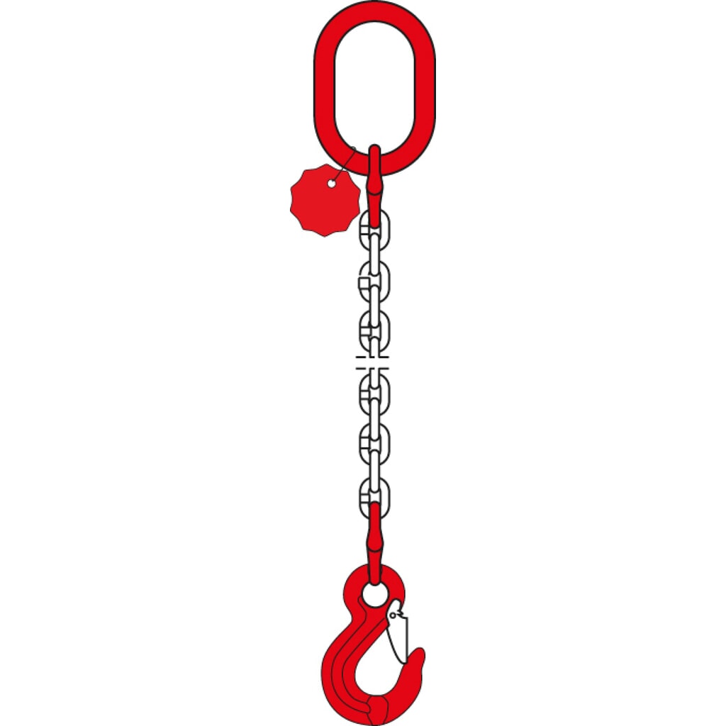 Dolezych DoKett Anschlagkette, 1-strängig, Nenndicke 8 mm, Länge 2 m Produktabbildung: Dolezych DoKett Anschlagkette, 1-strängig, Nenndicke 8 mm, Länge 2 m