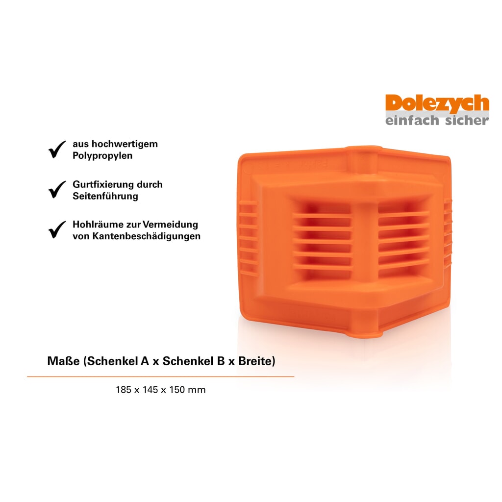 Dolezych Kantenschutz-Winkel DoLight, PP, für Gurtbandbreite 50 mm Produktabbildung Nr. 2: Dolezych Kantenschutz-Winkel DoLight, PP, für Gurtbandbreite 50 mm
