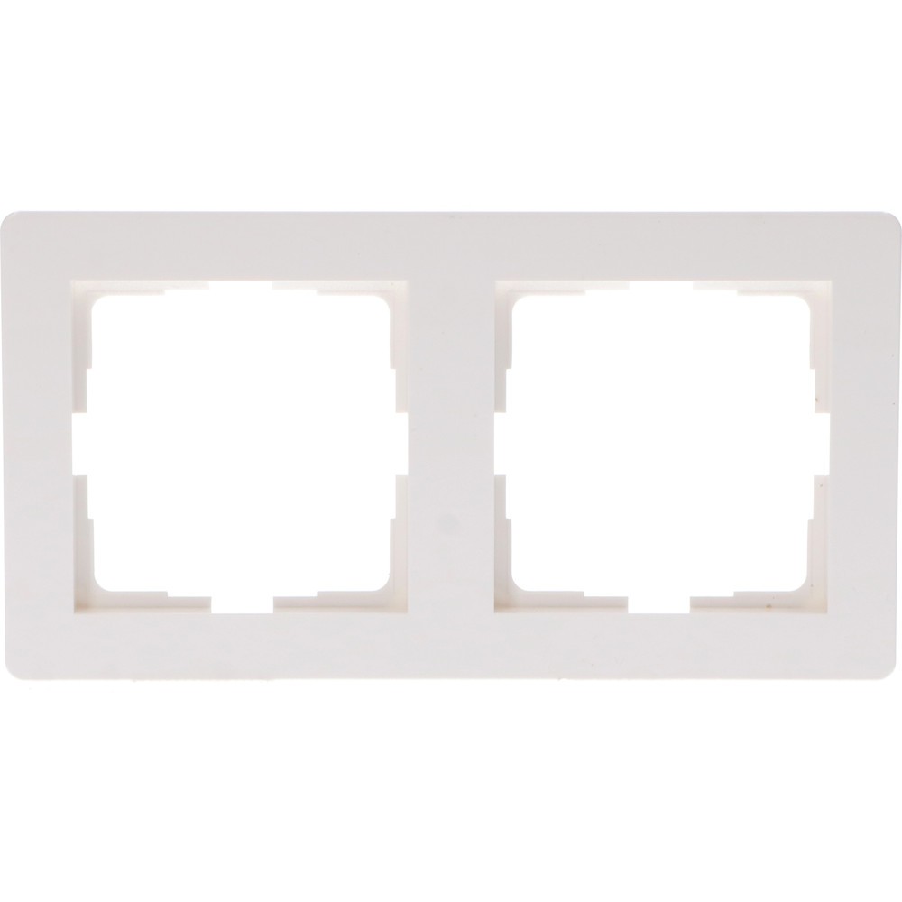 Produktabbildung Nr. 2: Doppel-Rahmen - 55x55mm - weiß