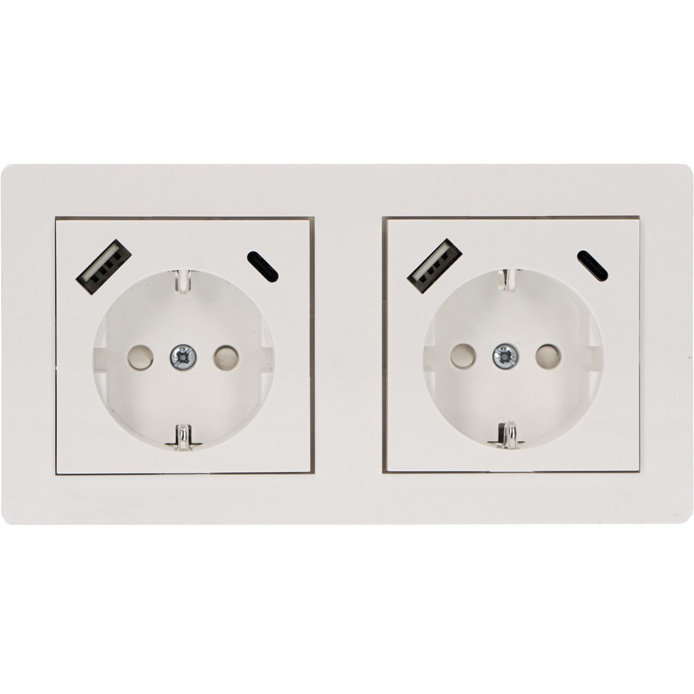 Produktabbildung Nr. 7: Doppel-Rahmen - 55x55mm - weiß