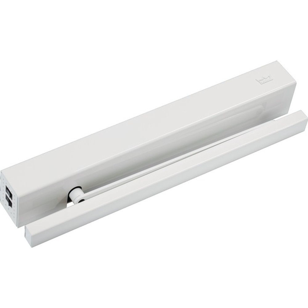 Produktabbildung: DORMAKABA Drehflügelantrieb PORTEO 230V, weiß DIN links / rechts, 230 V AC50/60 Hz, IP 20