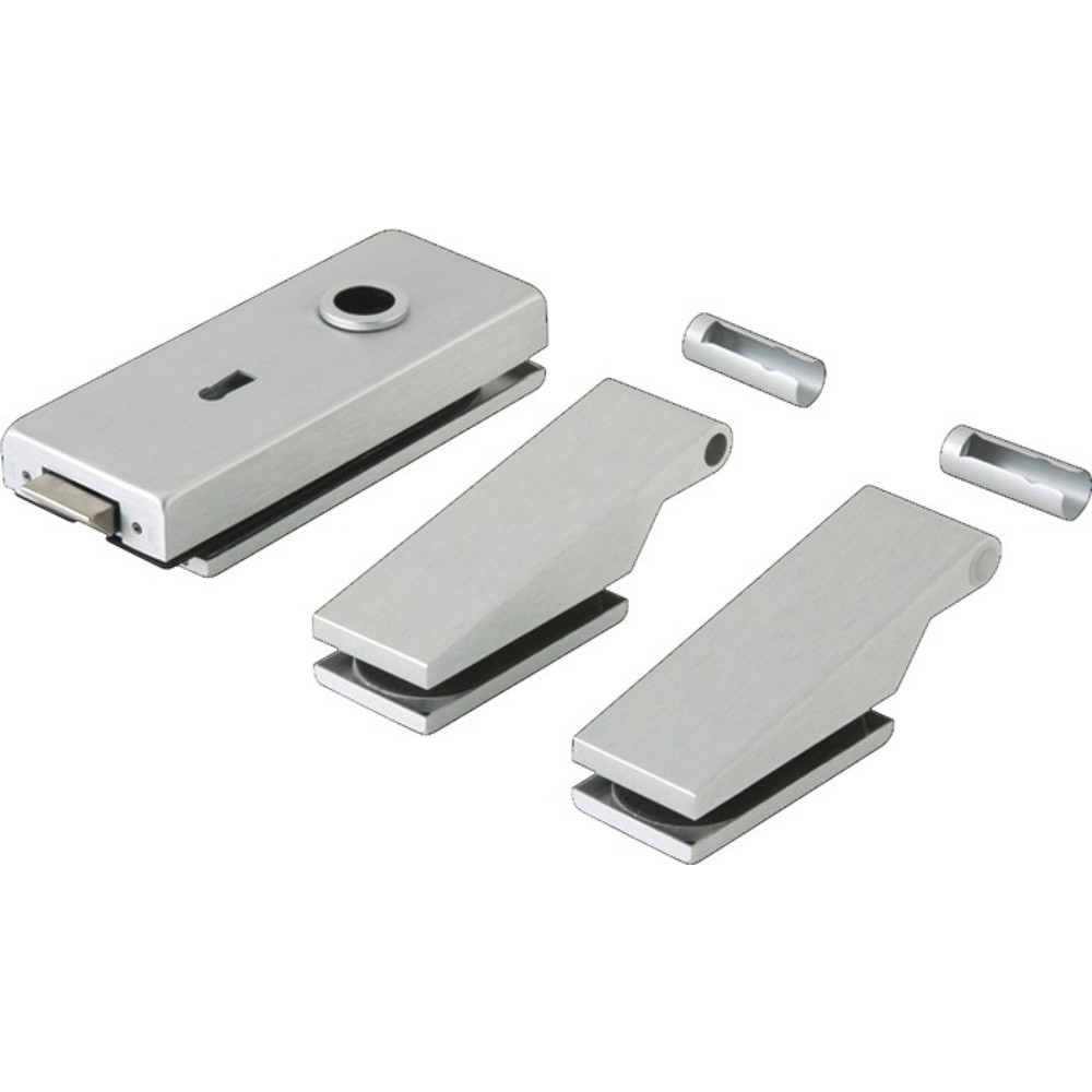 Produktabbildung: DORMAKABA Glastürbeschlag STUDIO Classic, BB, Leichtmetall silber eloxiert, DIN links/rechts