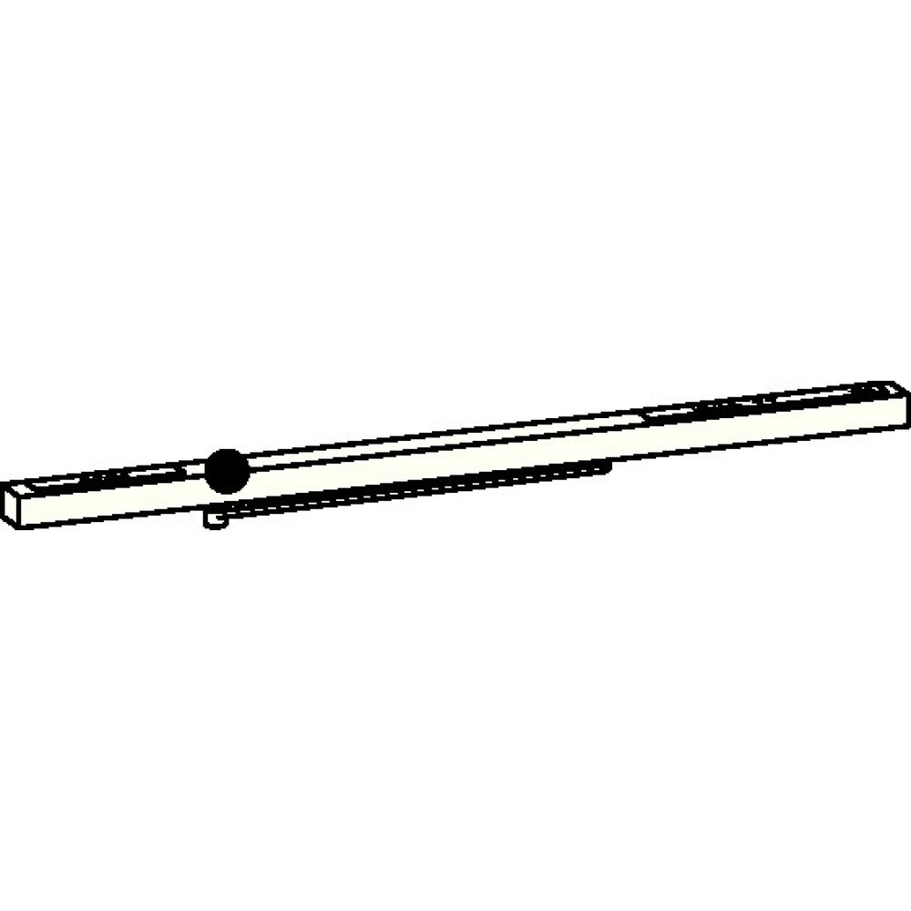 Produktabbildung: DORMAKABA Gleitschiene G-EMR, elektromechanisch, für TS 93 silber