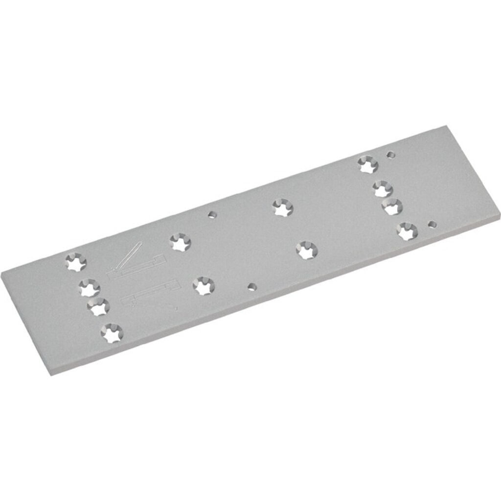 Produktabbildung: Montageplatte, passend für TS 83 EN 7, silber