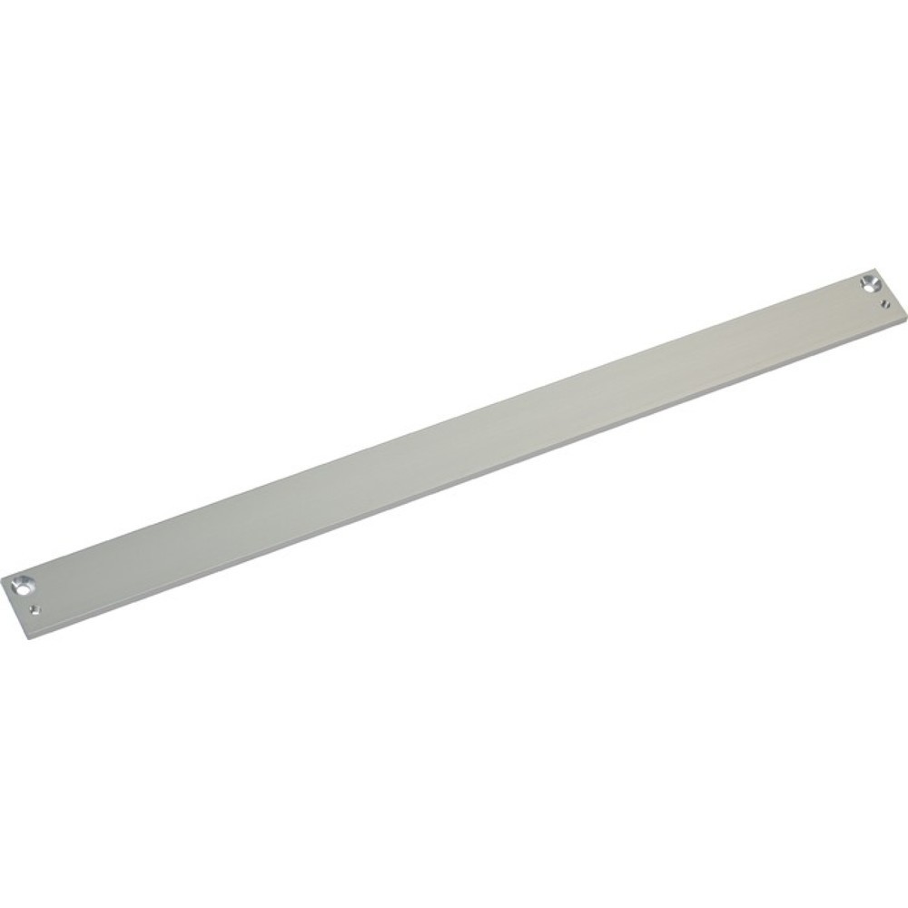 Produktabbildung: DORMAKABA Montageplatte, silber, passend für Gleitschiene G-N, Höhe 30 mm