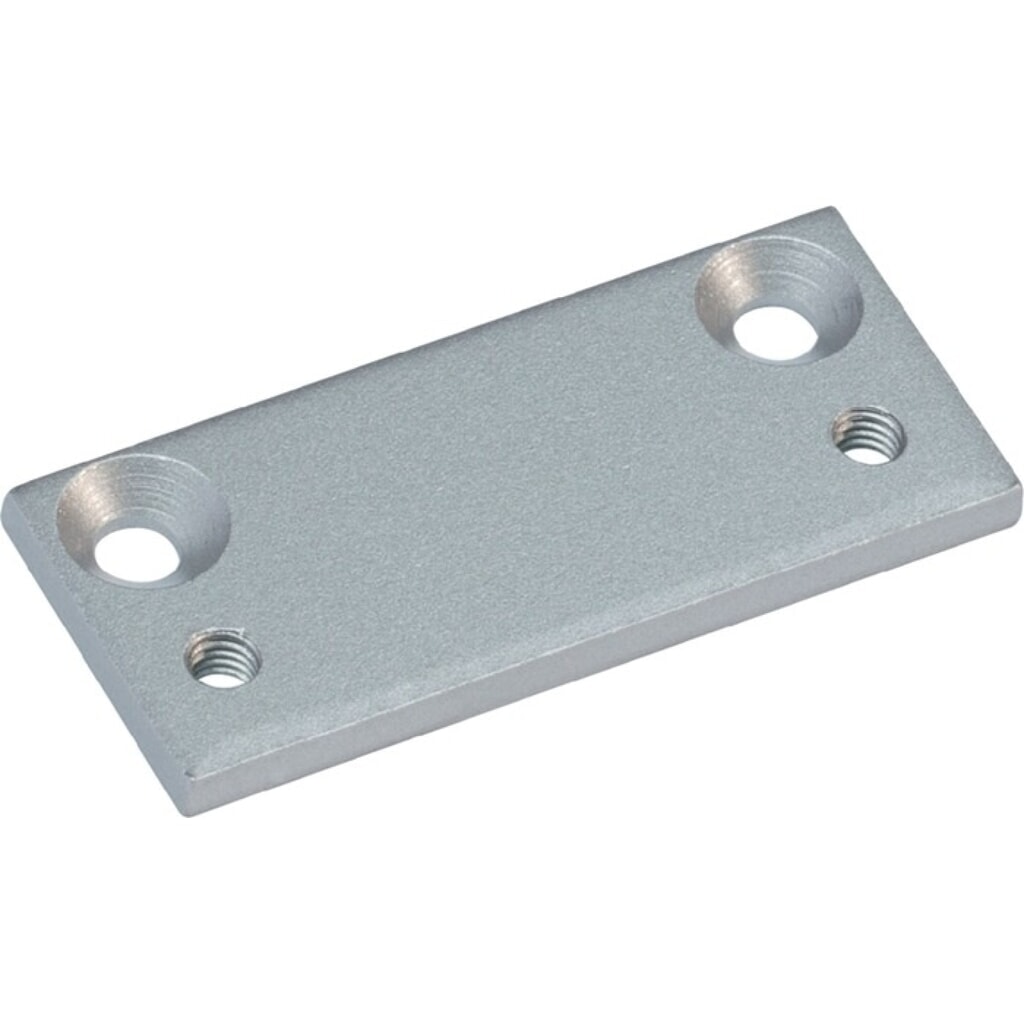 DORMAKABA Scharnierplatte, TS73 V / TS 83, silber Produktabbildung: DORMAKABA Scharnierplatte, TS73 V / TS 83, silber