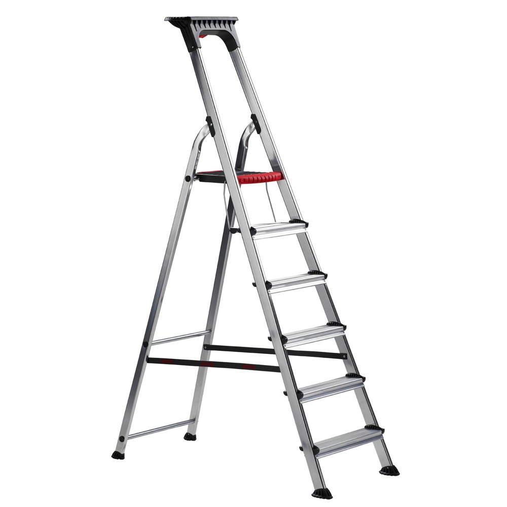 Produktabbildung: Double Decker - Aluminium Leiter, 3 Stufen