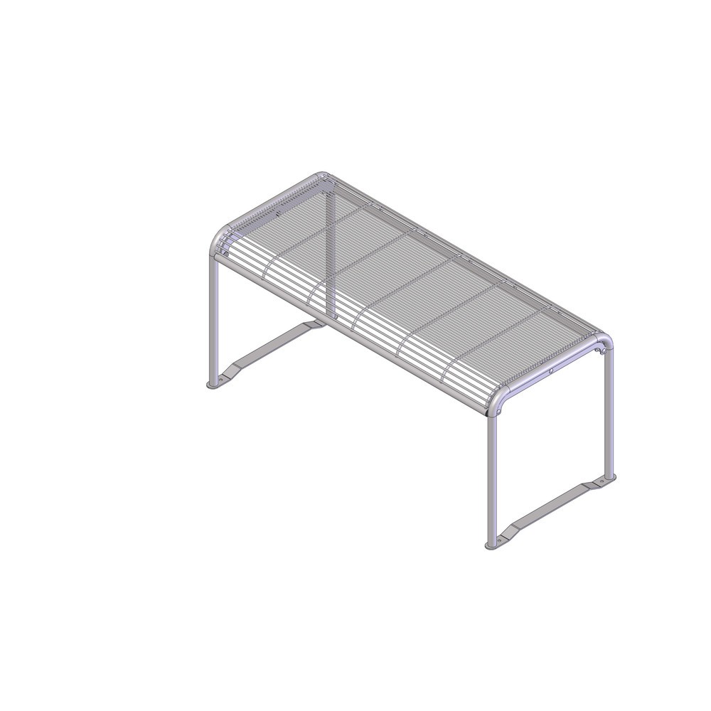 Produktabbildung: Drahtgitter-Tisch Apollo, HxBxT 735 x 1.590 x 690 mm, tannengrün