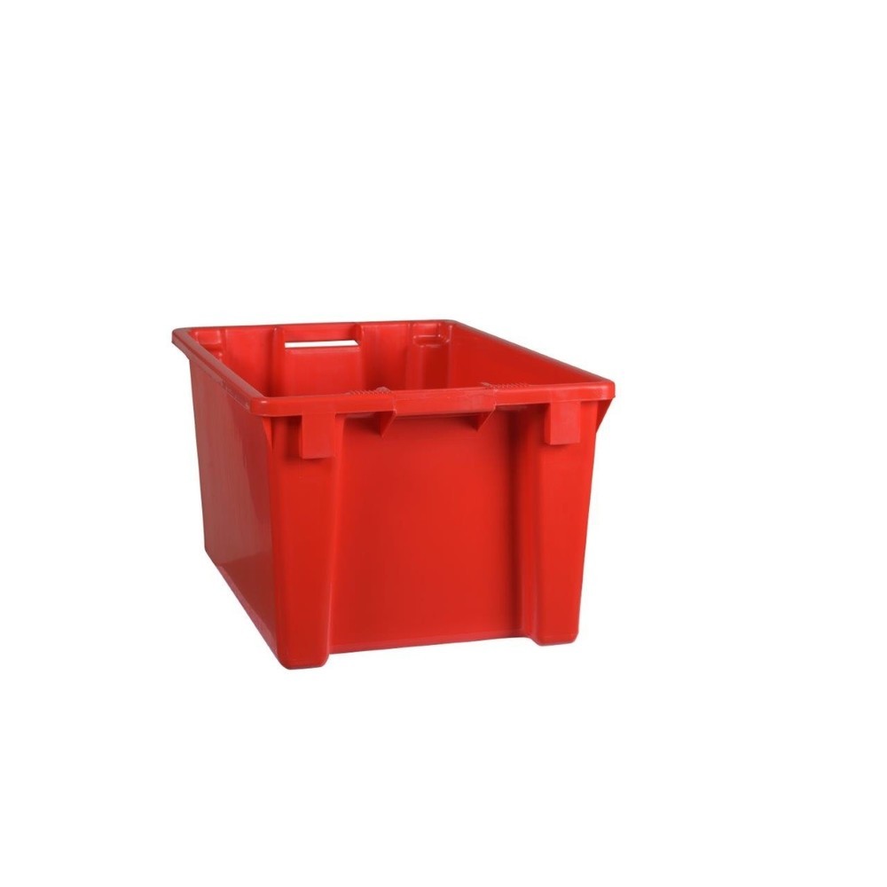 Produktabbildung Nr. 1: Drehstapelbehälter aus Polypropylen, 50 Liter, rot