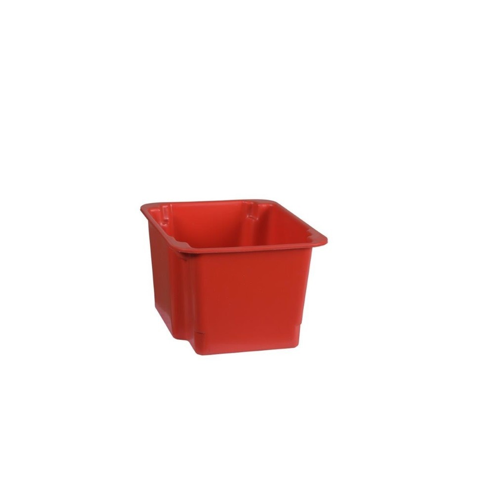 Produktabbildung: Drehstapelbehälter aus Polypropylen, 6 Liter, rot