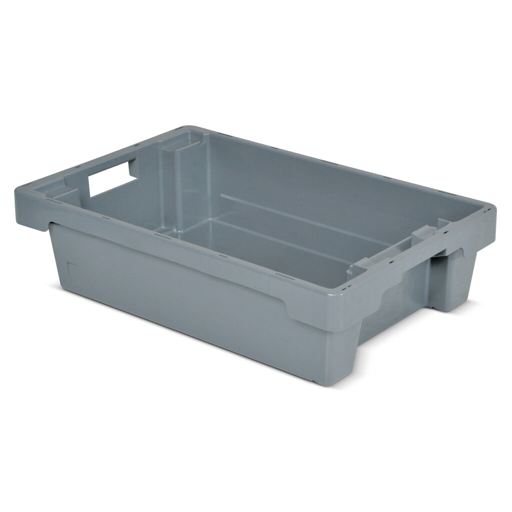 Produktabbildung: Eurobox, Wände + Boden geschlossen, 25 Liter, grau