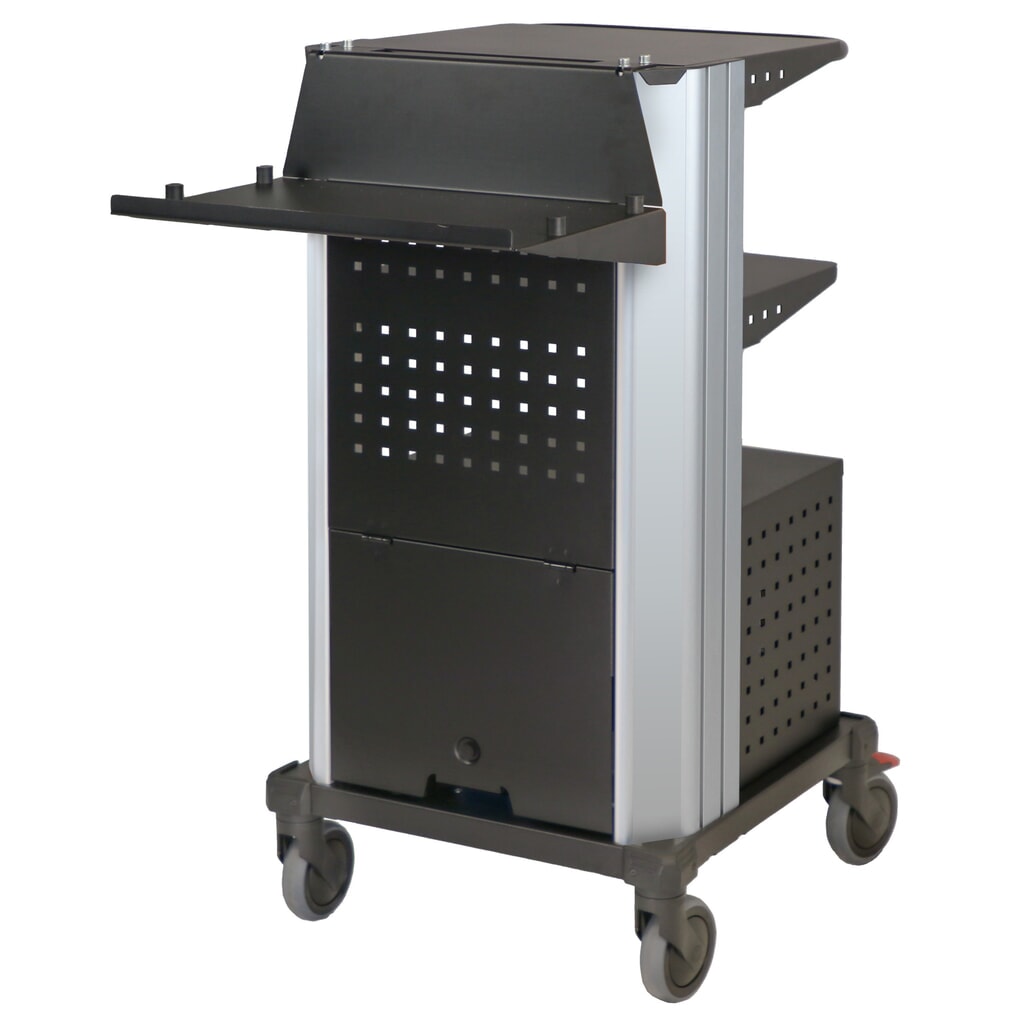 Produktabbildung Nr. 2: Druckerhalterung für Jungheinrich Mobiler Arbeitsplatz WMD, Rückseite 520 x 400 mm