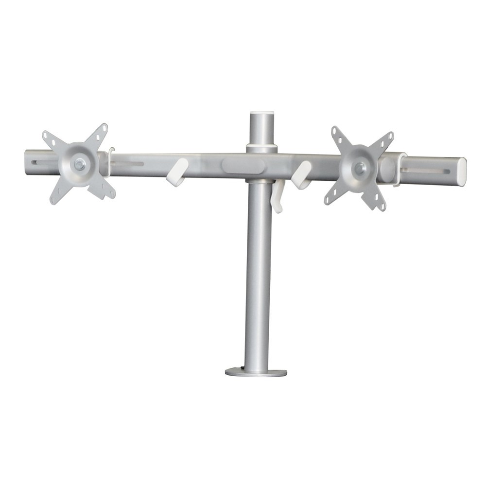 Produktabbildung: Dual-Monitorhalter VESA 75/100 für Jungheinrich Mobiler Arbeitsplatz WMD, horizontal, Säule