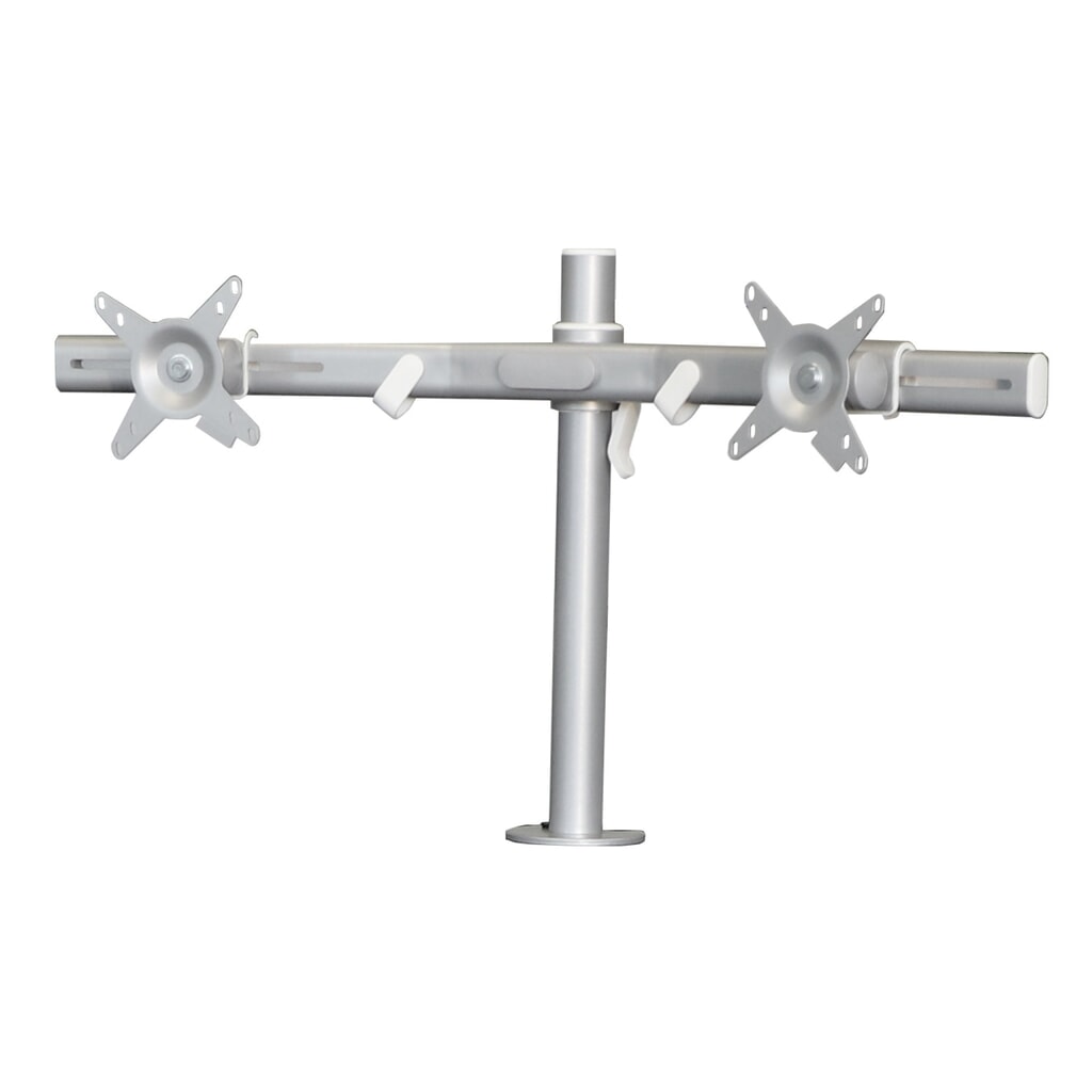 Dual-Monitorhalter VESA 75/100 für Jungheinrich Mobiler Arbeitsplatz WMD, horizontal, Säule Produktabbildung: Dual-Monitorhalter VESA 75/100 für Jungheinrich Mobiler Arbeitsplatz WMD, horizontal, Säule