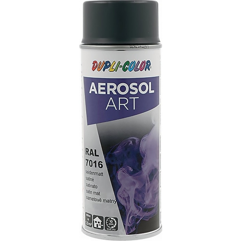 Produktabbildung: DUPLI-COLOR Buntlackspray AEROSOL Art, anthrazitgrau seidenmatt, RAL 7016 400 ml