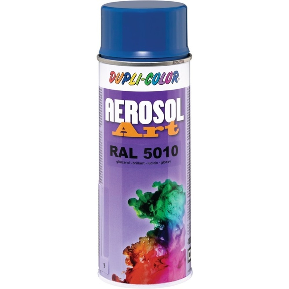 Produktabbildung Nr. 2: Buntlackspray AEROSOL Art enzianblau glnzend RAL 5010 400 ml Spraydose