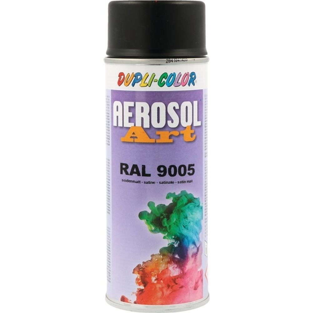 Produktabbildung Nr. 2: Buntlackspray AEROSOL Art tiefschwarz seidenmatt RAL 9005 400 ml Spraydose