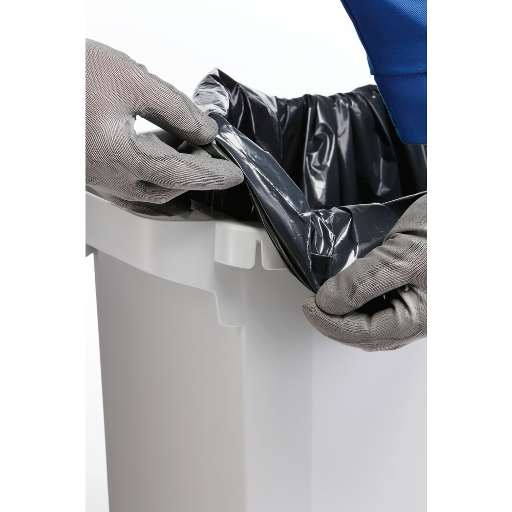 Produktabbildung Nr. 6: DURABLE Abfallbehälter DURABIN® 60L mit Deckel + Info-Rahmen DURAFRAME®, schwarz