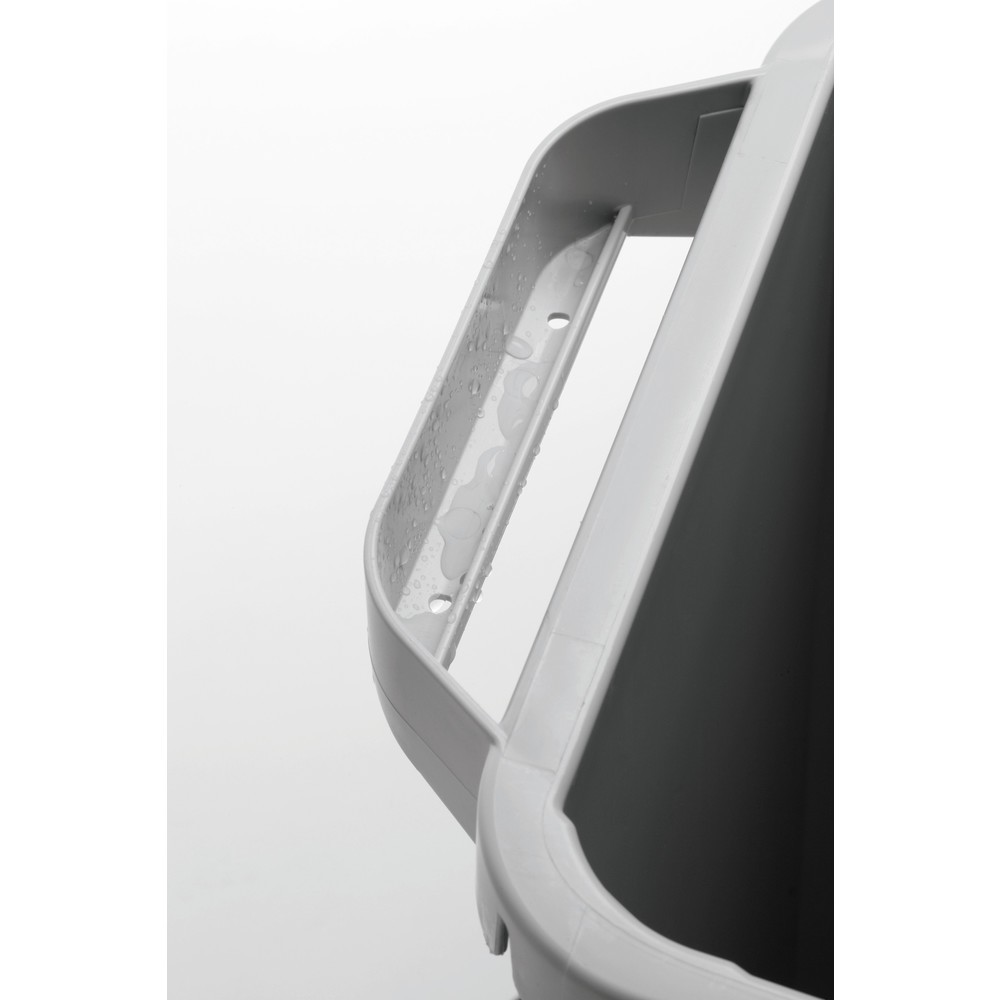 Produktabbildung Nr. 2: DURABLE Abfallbehälter DURABIN® 60L mit Deckel + Info-Rahmen DURAFRAME®, grün