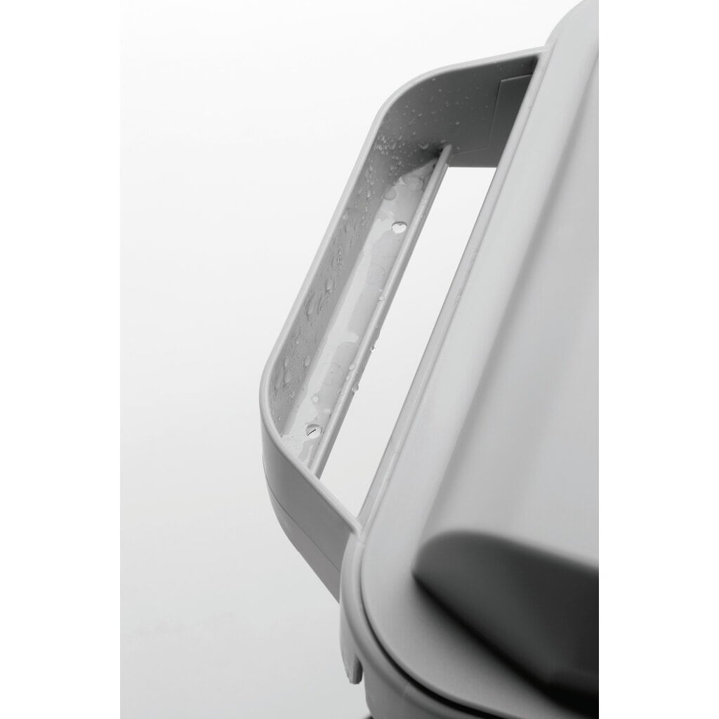 DURABLE Abfallbehälter DURABIN® ECO 60L mit Deckel, grau Produktabbildung Nr. 3: DURABLE Abfallbehälter DURABIN® ECO 60L mit Deckel, grau