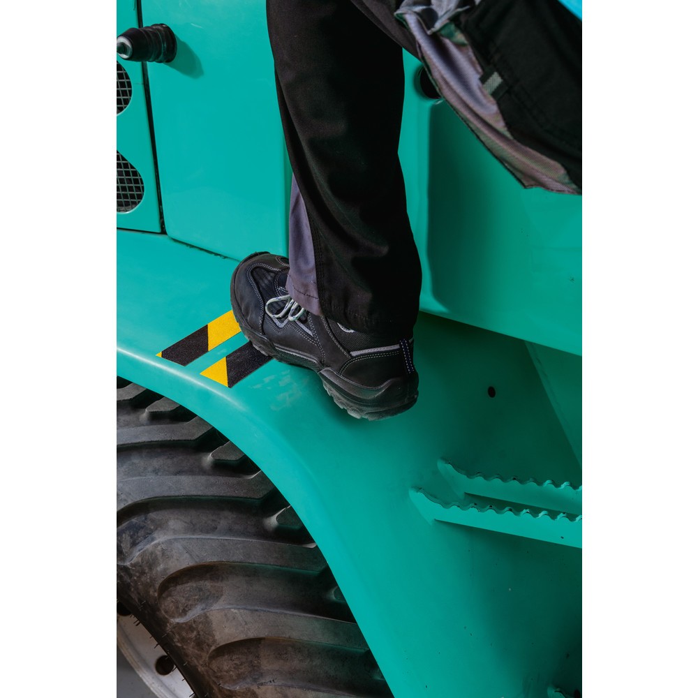 Produktabbildung Nr. 3: DURABLE Antirutschband DURALINE® GRIP+, Breite 25 mm, gelb/schwarz, 5 Stk/VE