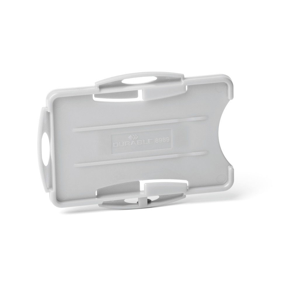 Produktabbildung: DURABLE Ausweishalter ECO für 2 Karten, grau, 20 Stk/VE