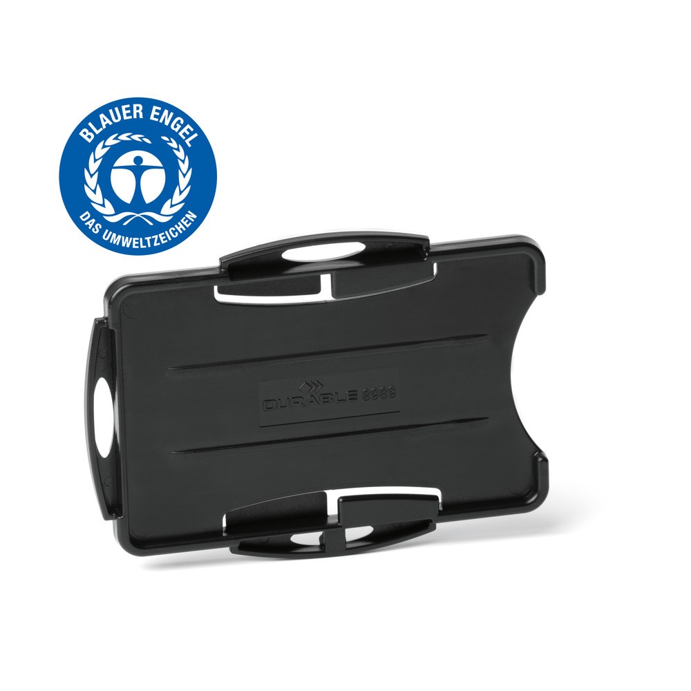 Produktabbildung Nr. 4: DURABLE Ausweishalter ECO für 2 Karten, schwarz, 20 Stk/VE