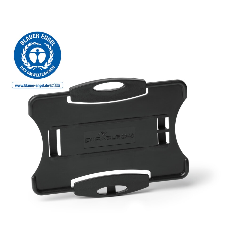DURABLE Ausweishalter ECO für 1 Karte, schwarz, 20 Stk/VE Produktabbildung Nr. 4: DURABLE Ausweishalter ECO für 1 Karte, schwarz, 20 Stk/VE