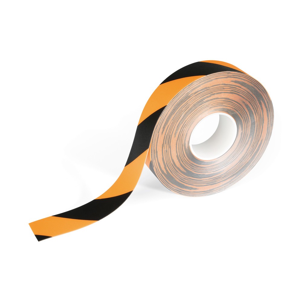 Produktabbildung Nr. 1: DURABLE Bodenmarkierungsband DURALINE® 50/05, gelb/schwarz, ablösbar