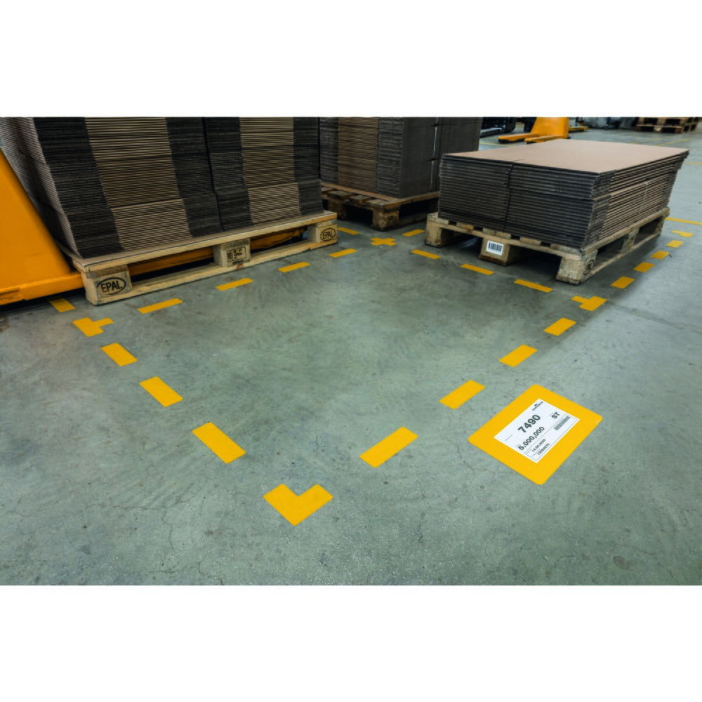 Produktabbildung Nr. 2: DURABLE Bodenmarkierungsfenster DIN A5, HxB 314 x 252 mm, Stärke 0,4 mm, ablösbar, 2 Packungen à 10 Stück/VE